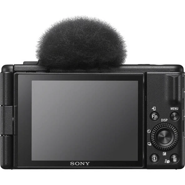 1″ Exmor RS CMOS Sensörlü Sony ZV-1F 4K ve 20,1MP Kompakt Vlog Dijital Fotoğraf Makinesi – Siyah ürün görseli 1