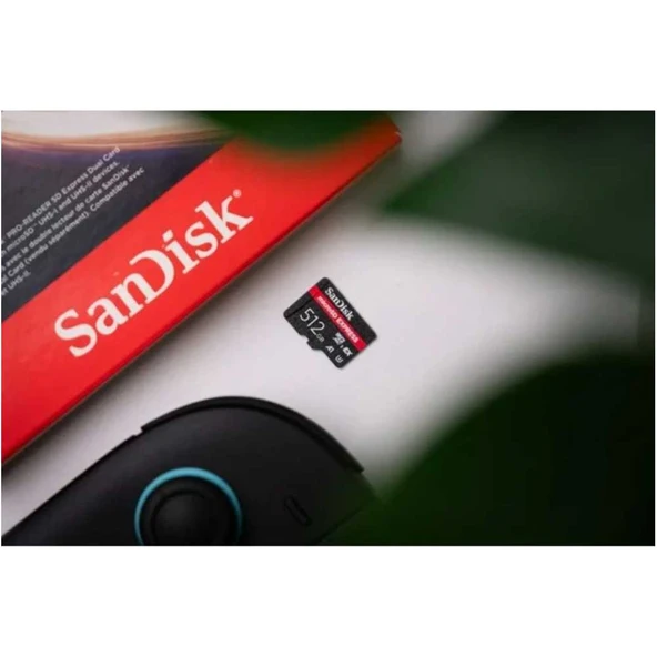 SanDisk MicroSD Express Hafıza Kartı 512GB Siyah – SDSQXFN-512G-AW6GN ürün görseli 1