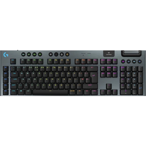 Logitech G915 X Lightspeed Kablosuz Oyun Klavyesi Gri/Siyah – 920-012676 ürün görseli 1