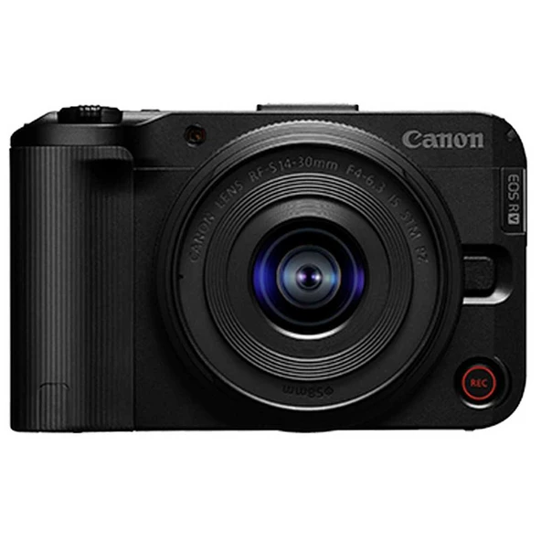 Canon EOS R50 4K / 24,2MP APS-C Aynasız Dijital Fotoğraf Makinesi, RF-S 14-30mm F4-6.3 IS STM PZ Lensli -Siyah ürün görseli 1