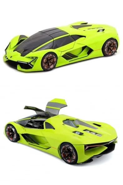 Lamborghini Tutkunlarına Özel: Terzo Millennio 1:24 Yeşil Model Araba ürün görseli 1