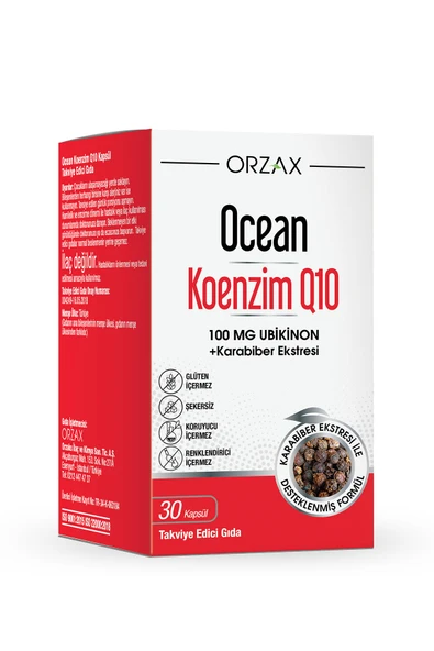 OCEAN CO Q10 30 KAPSUL ürün görseli 1