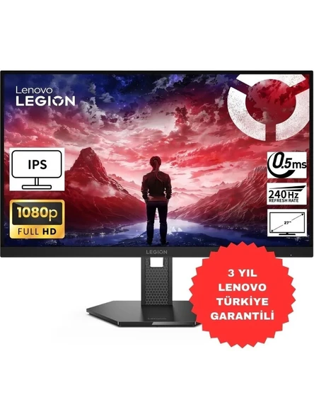 Lenovo Legion 27-10 68C5GAC4TK 27 0.5 ms Full HD Pivot IPS 240 Hz Oyuncu Monitörü ürün görseli 1