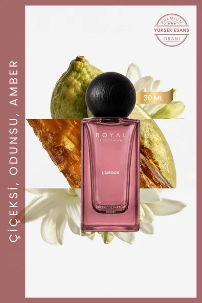 Royal Platinum L'Amour 30 ML Extrait De Parfum – Çiçeksi & Zarif & Feminen ürün görseli 1
