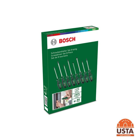 Bosch Tornavida Seti 8 Parça 1600A02BX8 - Resim 2