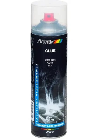 Döşeme ve Koltuk Yapıştırıcı Sprey Tutkal  Motip Glue  500 Ml. ürün görseli 1