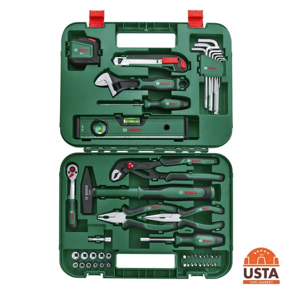 Bosch 52 Parça El Aleti Seti Advanced ürün görseli 1