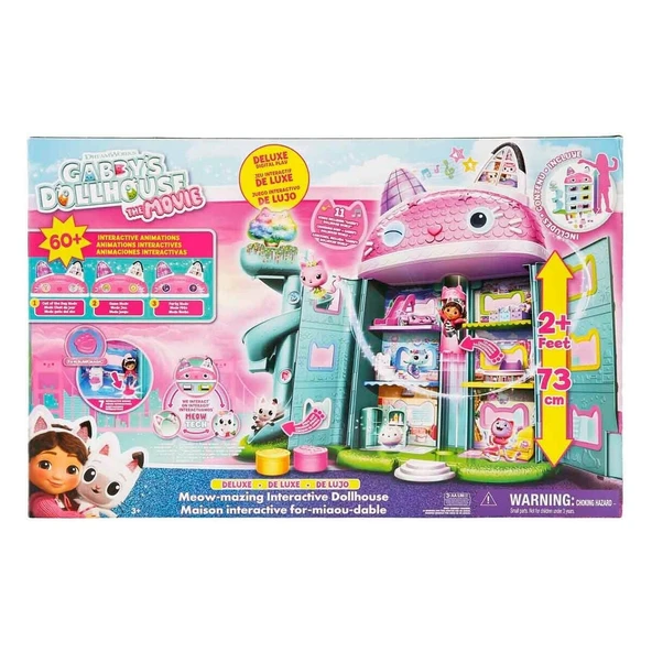 S00008891 SUN-SPM-FİGÜR OYUN SET GABBY S DOLLHOUSE DELUXE BEBK EVİ SES IŞIK GABB ürün görseli 1
