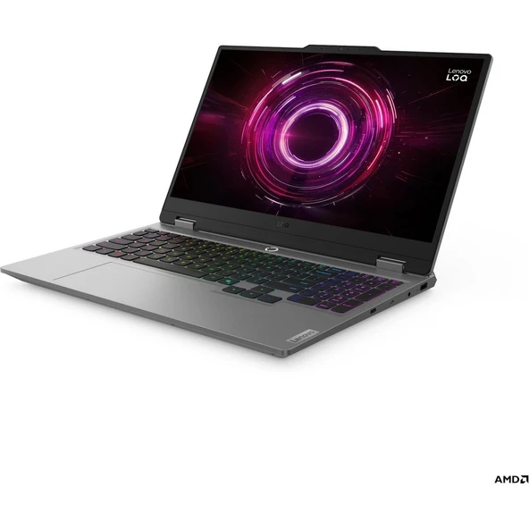 Lenovo Loq 15AHP10 Amd Ryzen 7 250 RTX5060 100W 64GB Ram 512GB SSD 15.6" Fhd IPS 144Hz W11 83JG008UTR Taşınabilir Bilgisayar ürün görseli 1