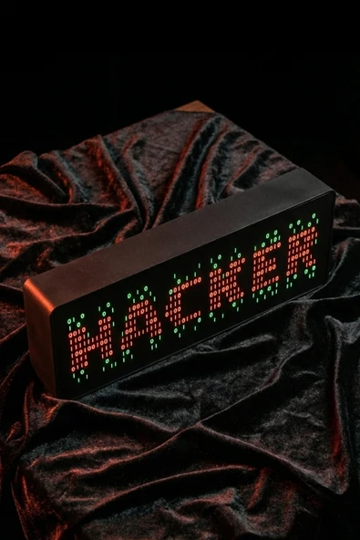 Hacker Tasarımlı Dekoratif Aydınlatma (23x9cm) - Resim 2
