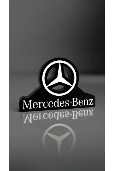 Mercedes Logolu Dekoratif Aydınlatma LED Gece Lambası ürün görseli 1