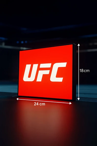 UFC Tasarımlı Dekoratif Gece Lambası - Resim 2
