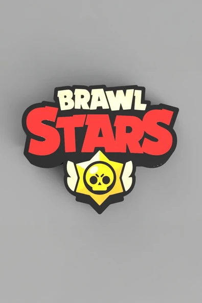 Brawl Stars Tasarımlı Dekoratif Gece Lambası - Resim 2