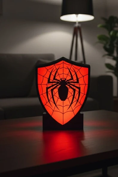 Spider-Man Tasarımlı Dekoratif Aydınlatma LED ürün görseli 1