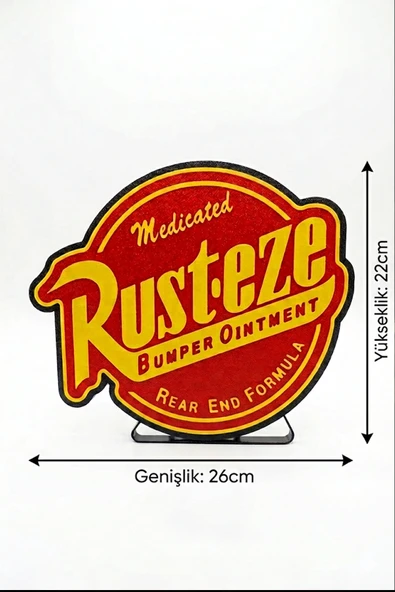 Rust-Eze Tasarımlı Dekoratif Aydınlatma (26x22cm) - Resim 4