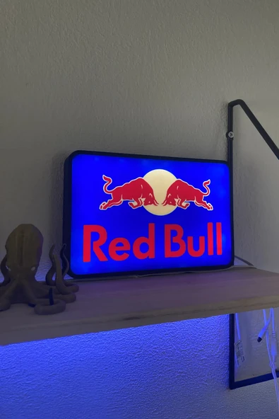 Red Bull Tasarımlı Dekoratif LED Aydınlatma ürün görseli 1