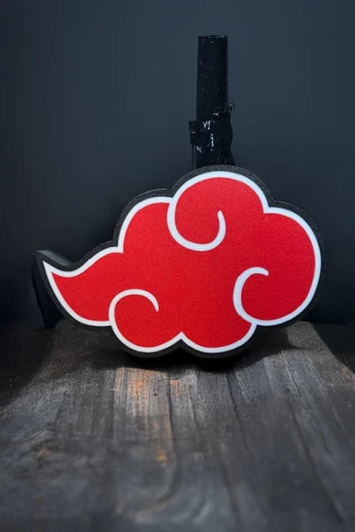 Akatsuki Logosu Tasarımlı Gece Lambası Dekoratif Aydınlatma ürün görseli 1