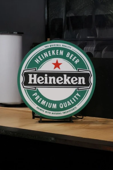 Heineken Beer Tasarımlı Gece Lambası - Resim 2