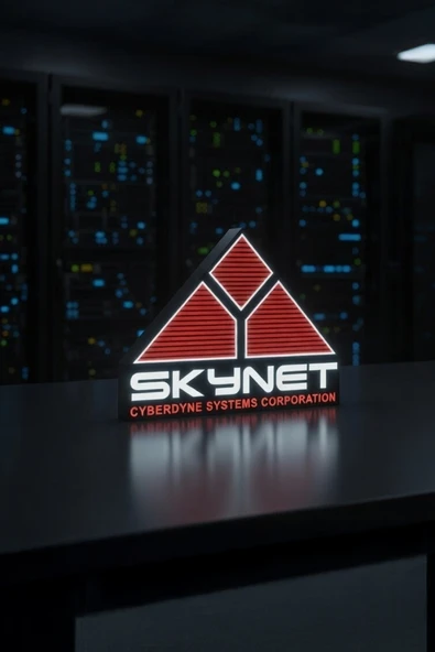 Skynet Tasarımlı Dekoratif Aydınlatma (23x16cm) ürün görseli 1