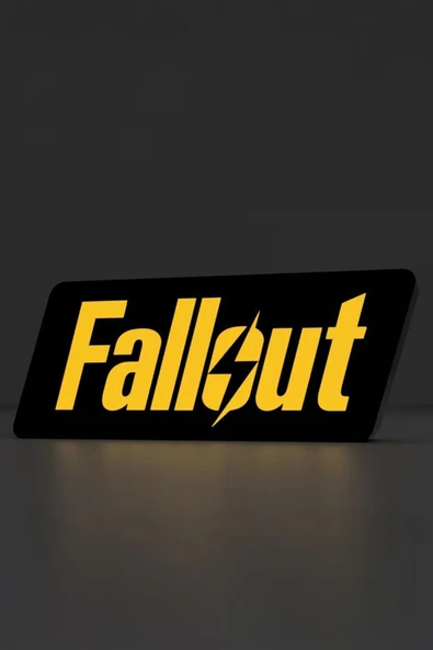 Fallout Tasarımlı Dekoratif Aydınlatma Gece Lambası ürün görseli 1