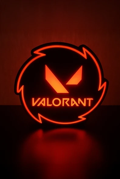 Valorant Tasarımlı Gece Lambası ürün görseli 1