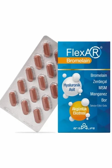 FLEXAR BROMELAIN 30 TABLET ürün görseli 1