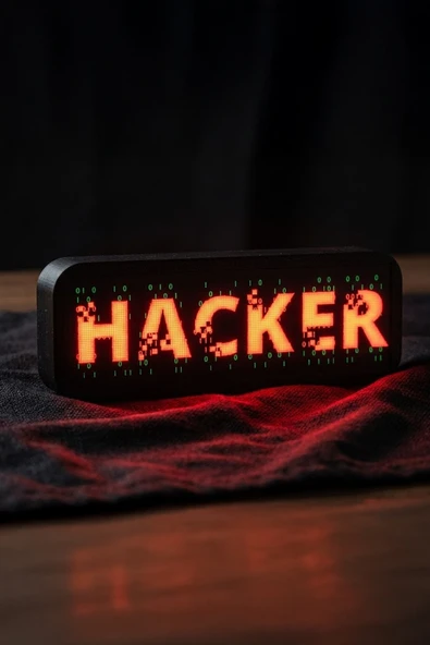 Hacker Tasarımlı Dekoratif Aydınlatma Gece Lambası (15x6cm) ürün görseli 1