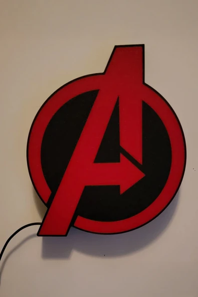 Avengers Tasarımlı Gece Lambası - Resim 2