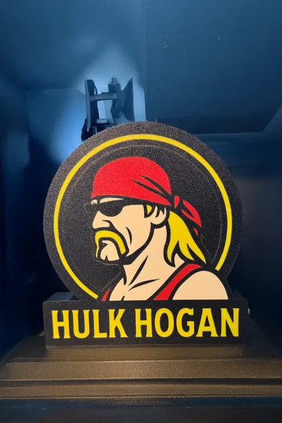 Hulk Hogan Tasarımlı Gece Lambası Dekoratif Aydınlatma ürün görseli 1