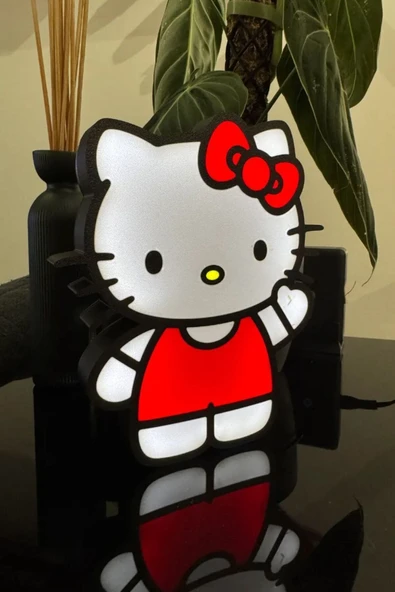 Hello Kitty Tasarımlı Gece Lambası - Resim 3