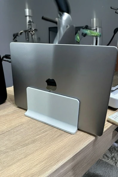 MacBook Pro 14 İnce Laptop Standı Beyaz - Resim 2