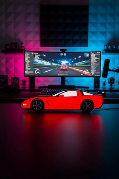 Chevrolet Corvette C5 Tasarımlı Dekoratif Aydınlatma ürün görseli 1