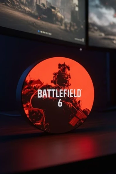Battlefield 6 Tasarımlı Gece Lambası Dekoratif Aydınlatma LED ürün görseli 1