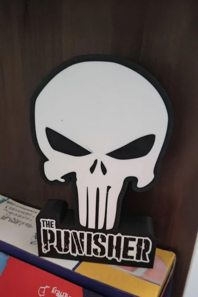 Punisher Tasarımlı Gece Lambası - Resim 2