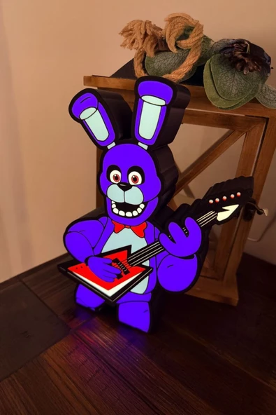 Gitarlı Bonnie Tasarımlı Dekoratif Aydınlatma ürün görseli 1