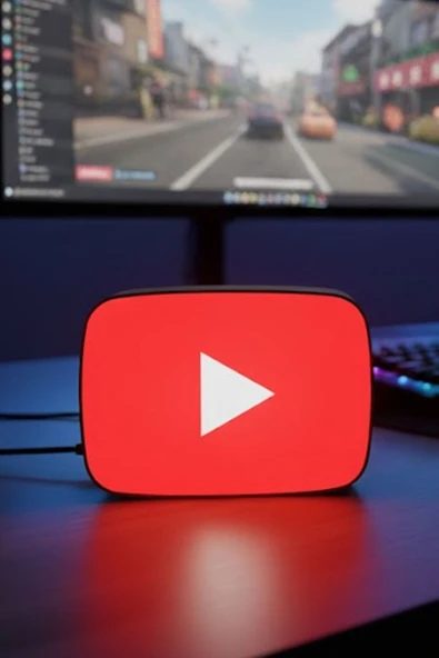 Youtube Logolu Dekoratif Aydınlatma LED ürün görseli 1