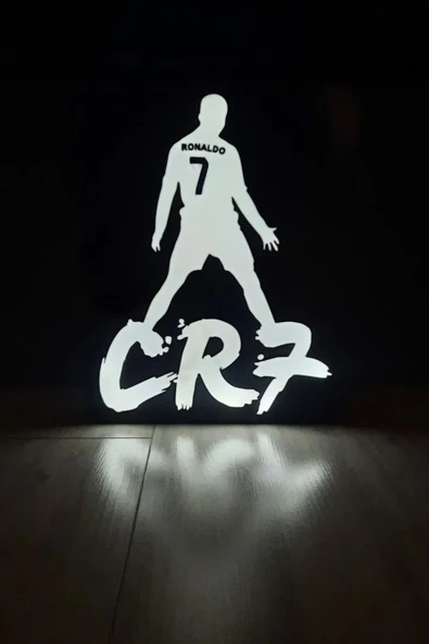 Cristiano Ronaldo Tasarımlı Gece Lambası - Resim 2