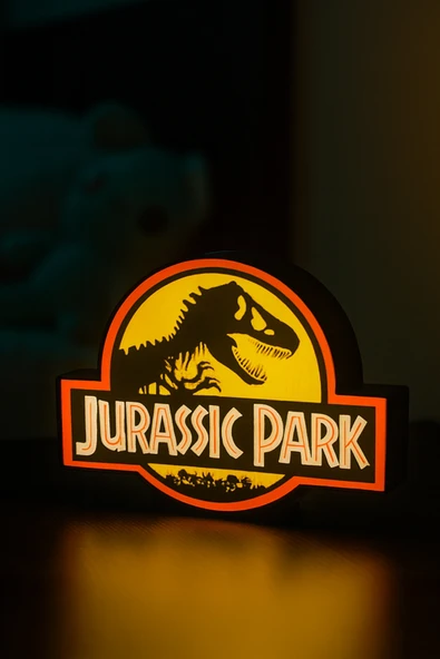 Jurassic Park Tasarımlı Gece Lambası Dekoratif Aydınlatma ürün görseli 1