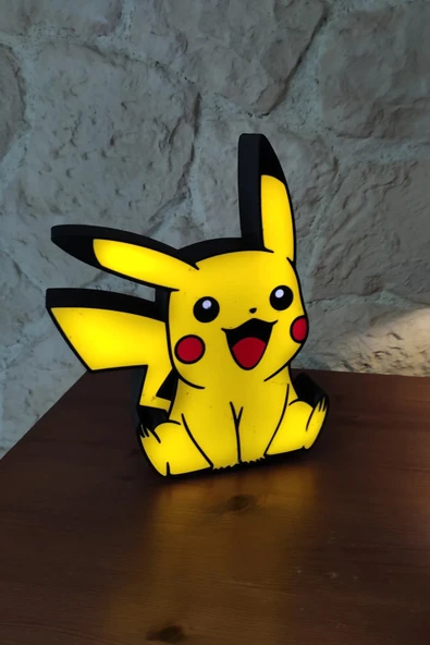 Pikachu Dekoratif LED Aydınlatma - Resim 2