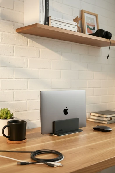 MacBook Pro Dikey Stand Masaüstü Düzenleyici - Resim 2