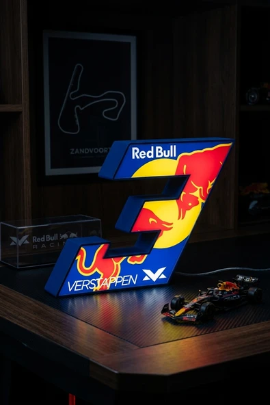 Max Verstappen Tasarımlı Dekoratif Aydınlatma (26x18cm) ürün görseli 1