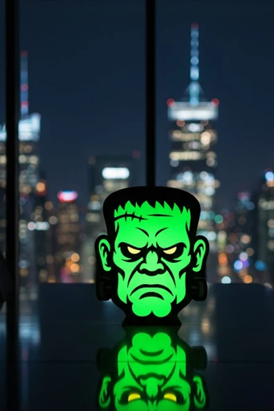 Frankenstein Tasarımlı Dekoratif Aydınlatma LED ürün görseli 1