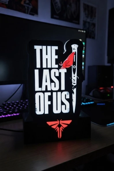 The Last Of Us Tasarımlı Dekoratif Aydınlatma (23x15cm) ürün görseli 1