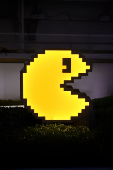 Pac-Man Tasarımlı Dekoratif Aydınlatma - Resim 3