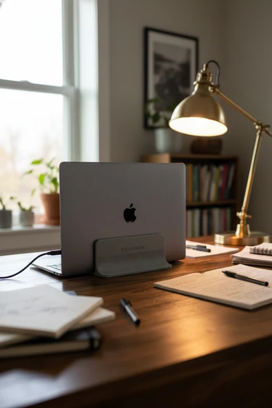 MacBook Standı Pro/Air Gri ürün görseli 1