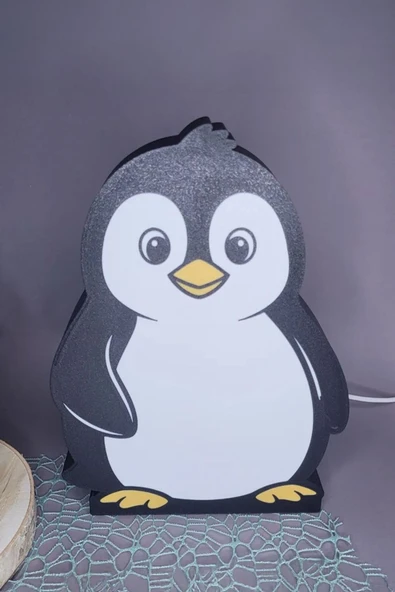Penguen Tasarımlı Gece Lambası - Resim 4