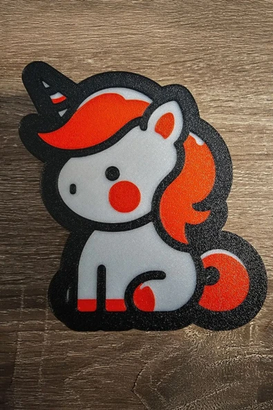 Unicorn Tasarımlı Dekoratif Gece Lambası - Resim 2