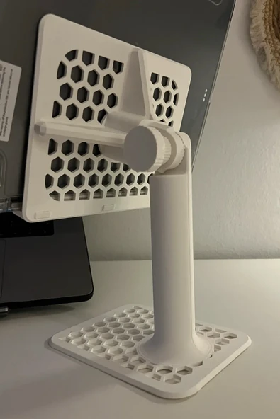 Ergonomik ve Ayarlanabilir Tablet Standı - Resim 3