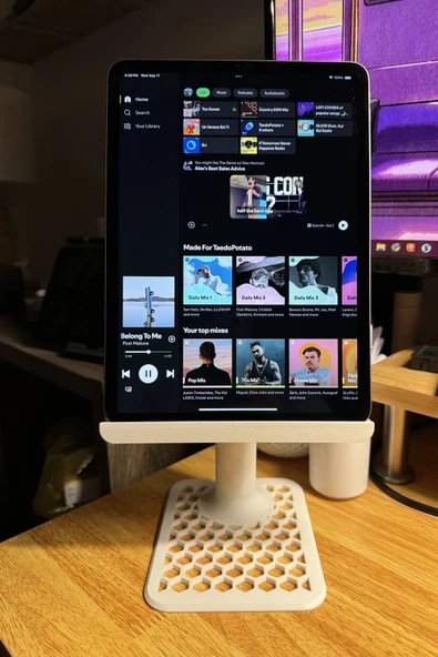 Ergonomik ve Ayarlanabilir Tablet Standı - Resim 4