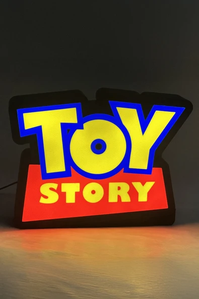 Toy Story - Oyuncak Hikayesi Tasarımlı Gece Lambası Dekoratif Aydınlatma ürün görseli 1